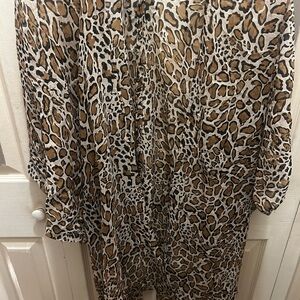 Leopard Print Women's Top
